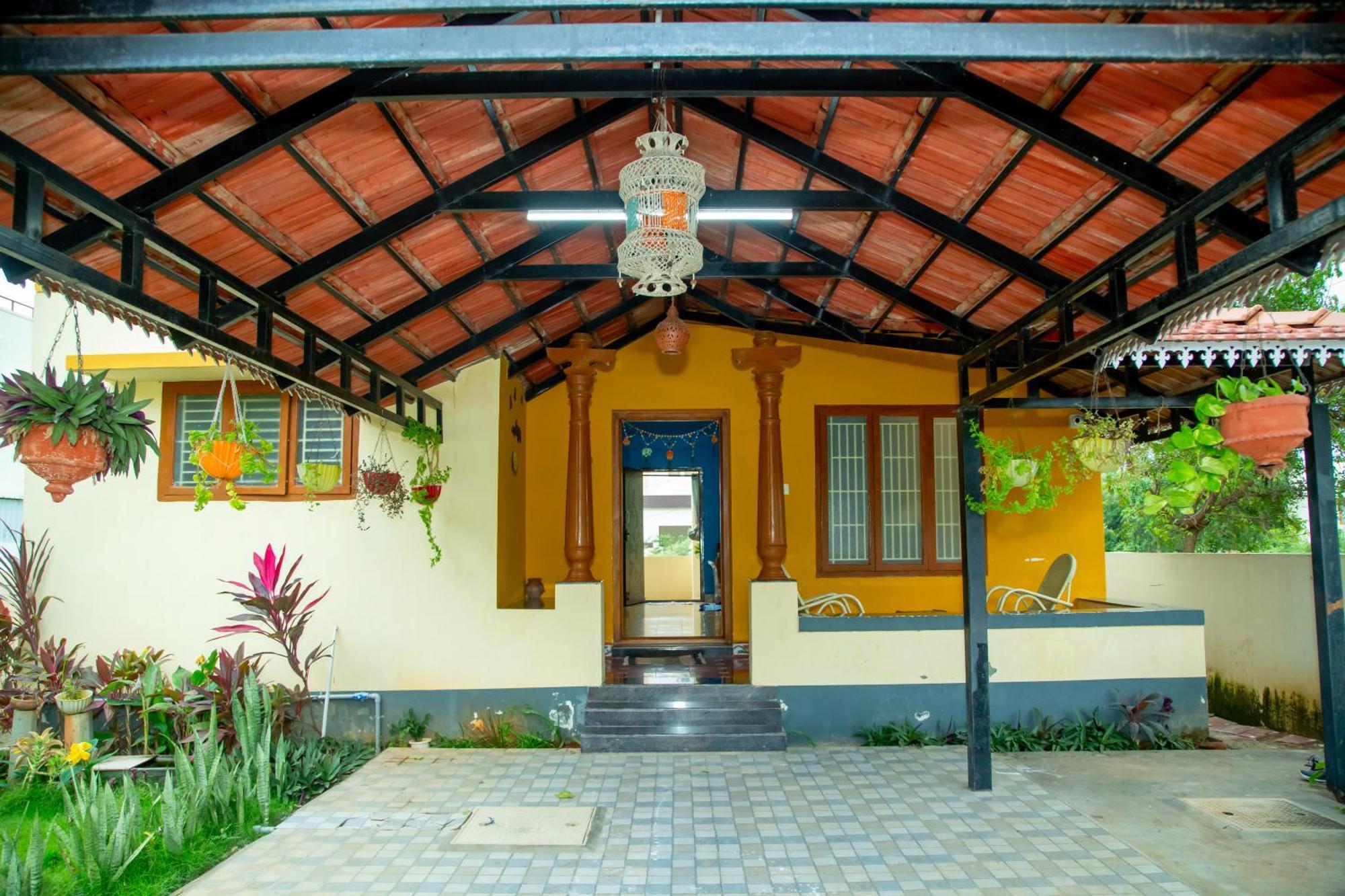 A Chettinad Villa In Coimbatore On The Way To Adiyogi And Nearer To Maruthamalai ภายนอก รูปภาพ